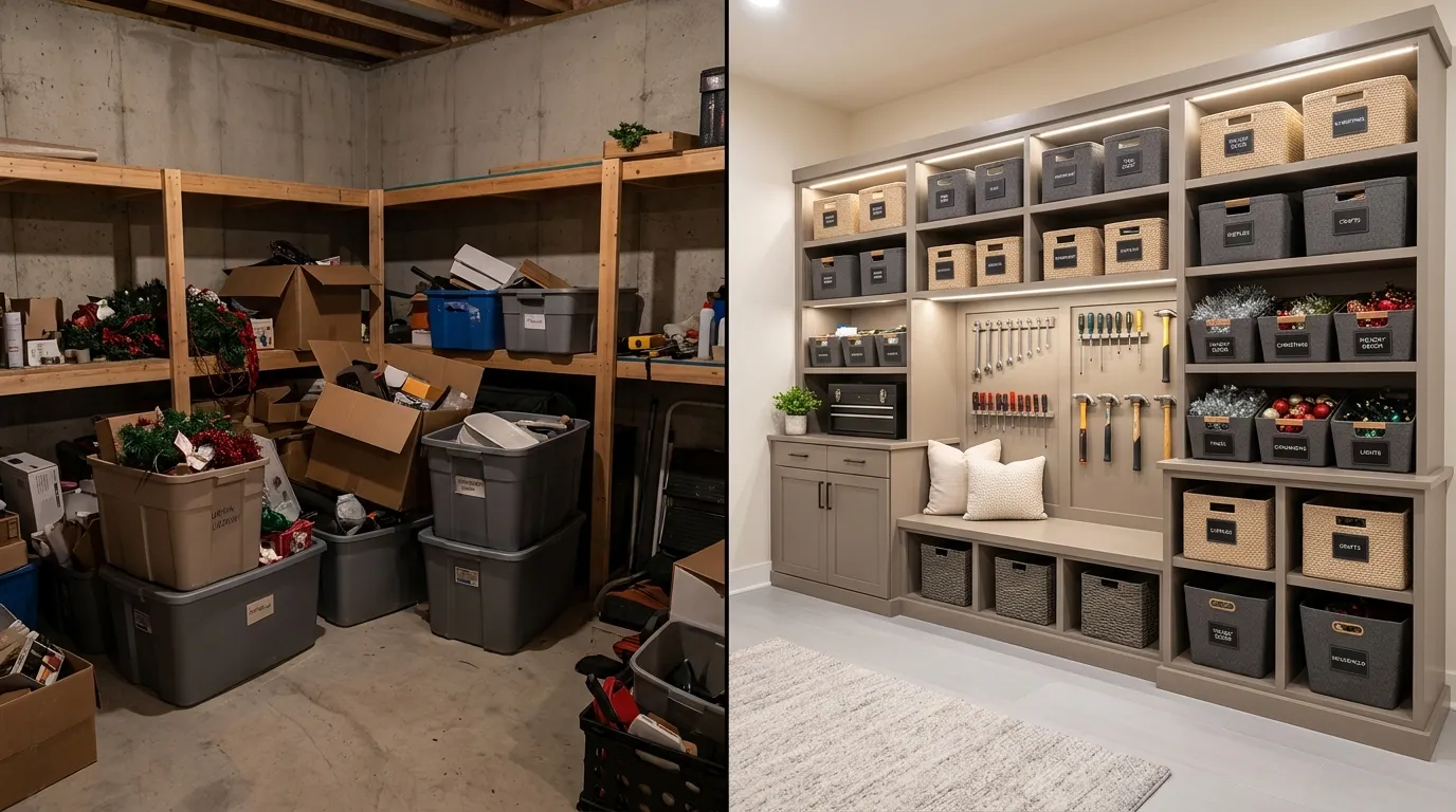 Basement Storage Ideas