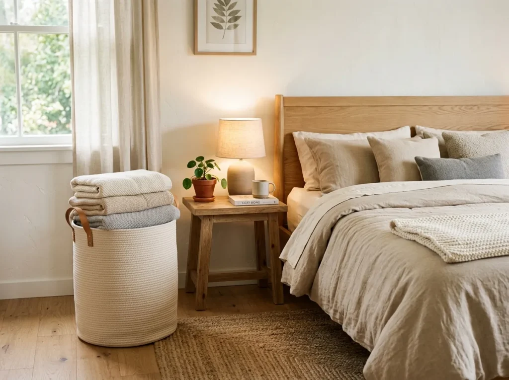 Bedside Storage Basket