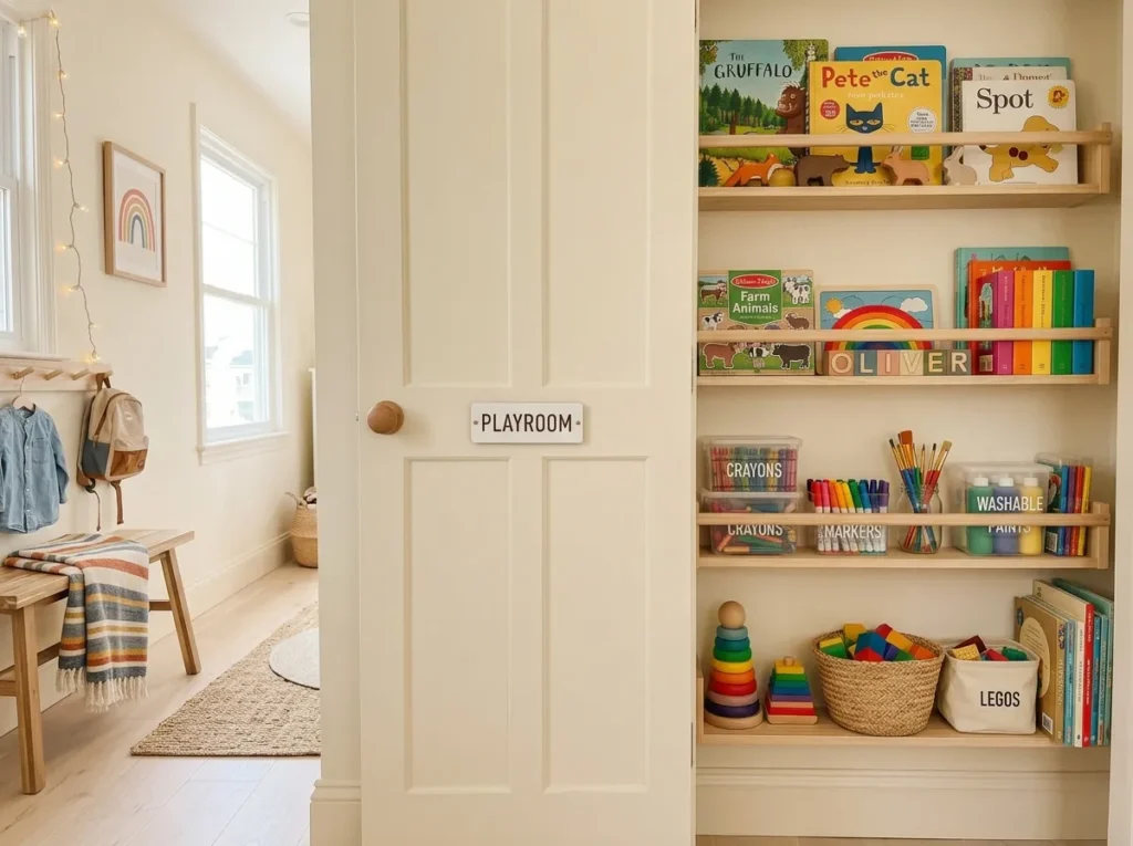 Behind-Door Shelves
