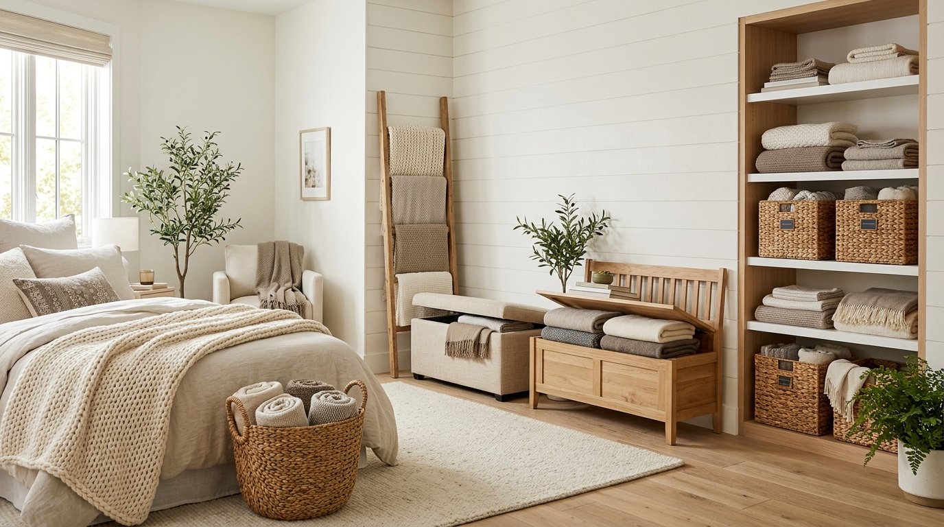 Blanket Storage Ideas