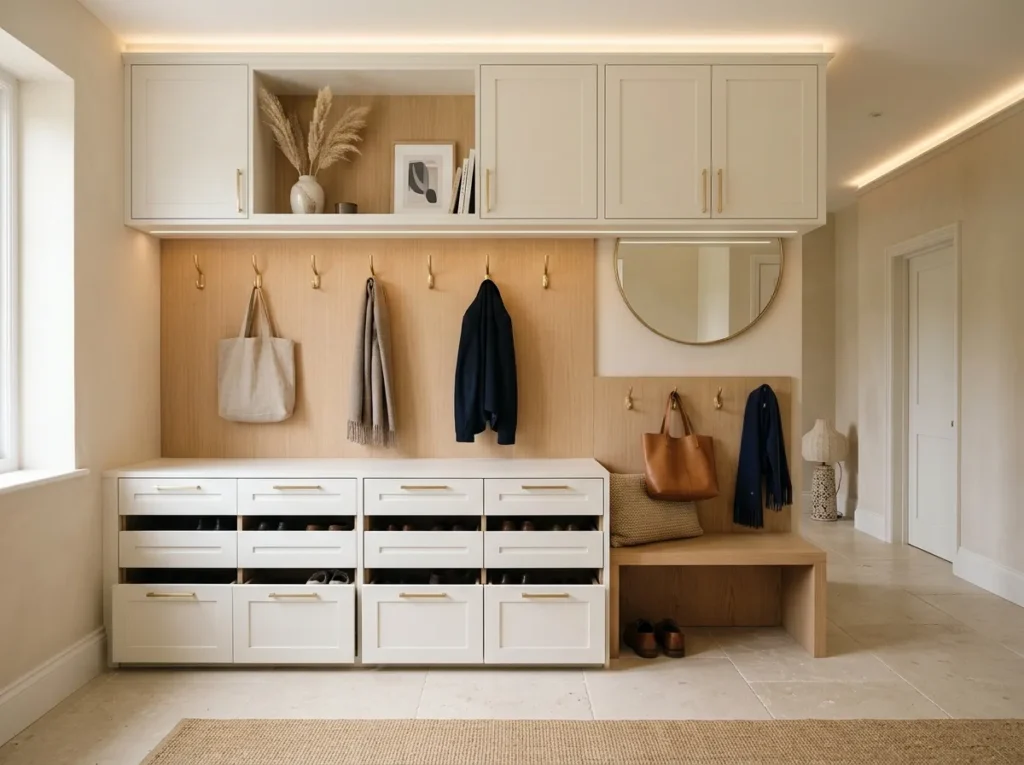 Built-In Shoe Drawers