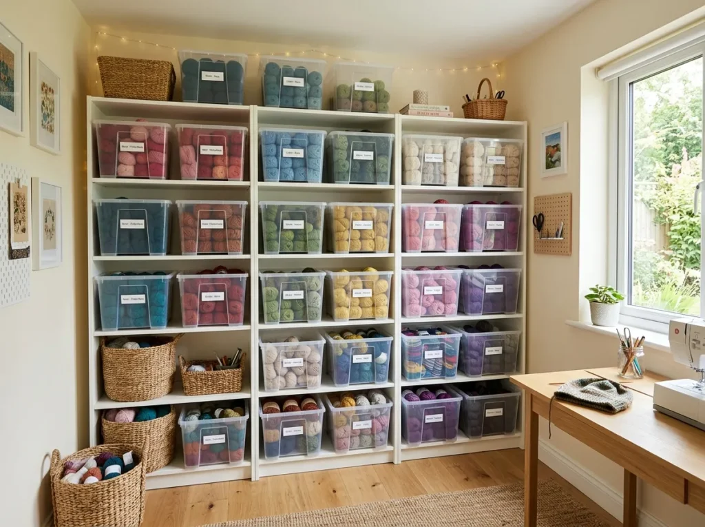 Clear Storage Bins