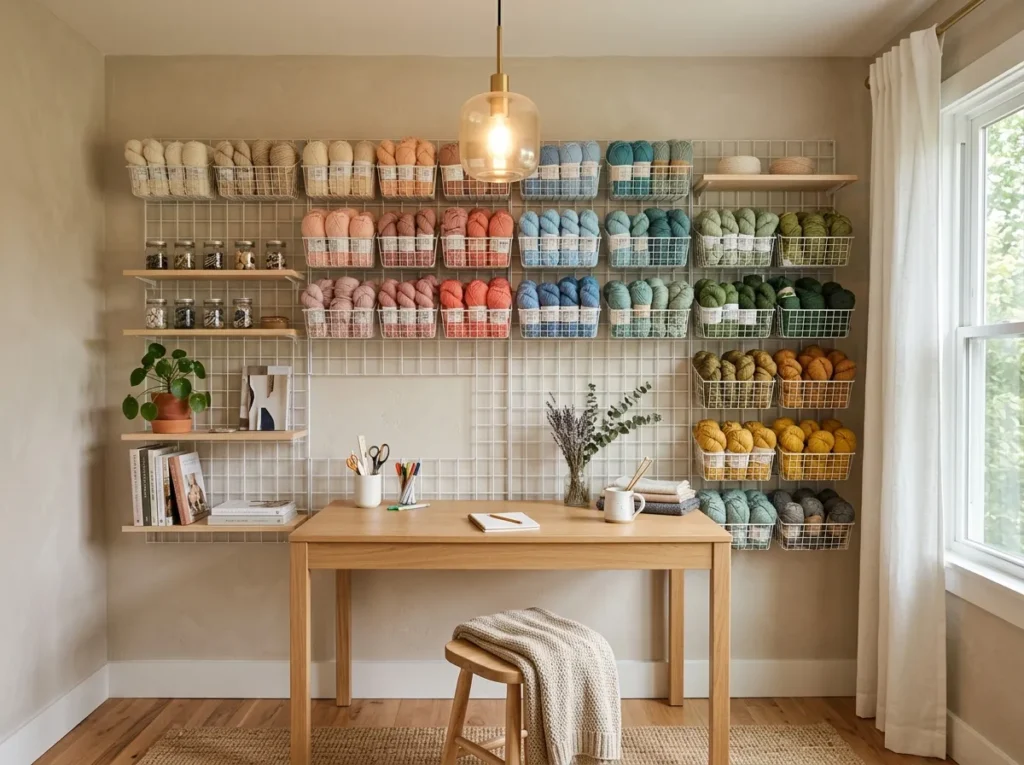 Color-Coded Wall Grid