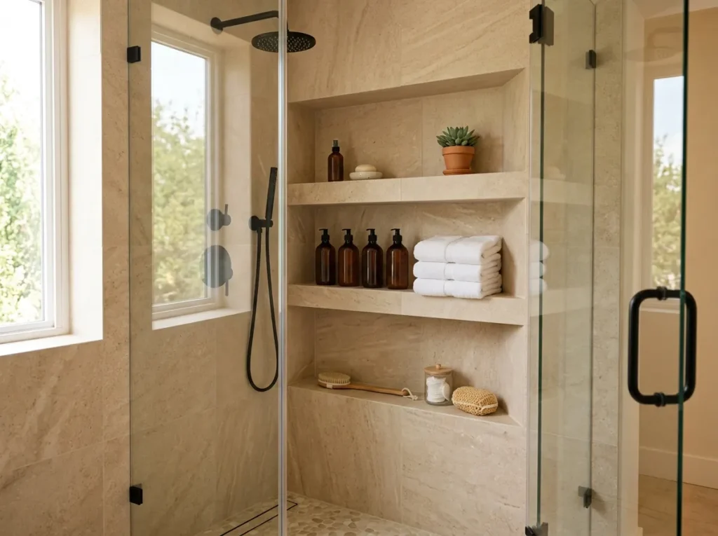 Corner Shower Shelves