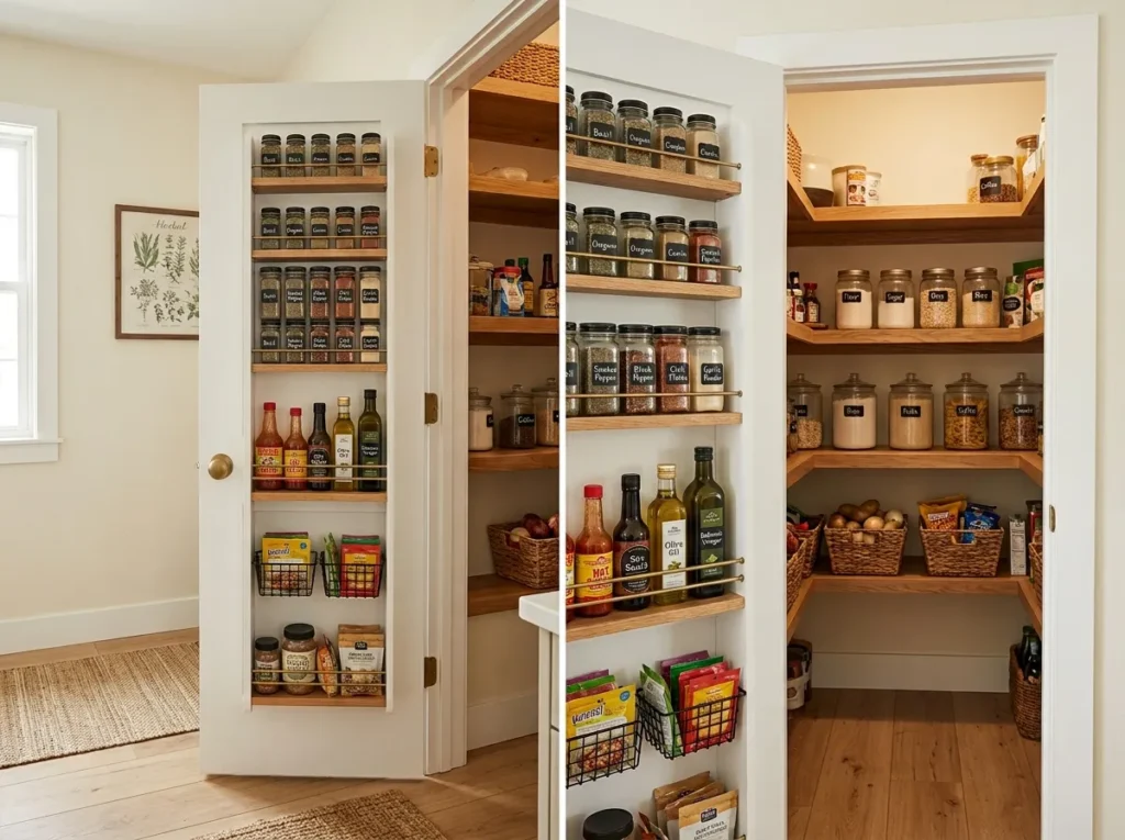 Door-Mounted Shelves