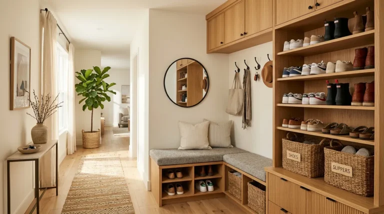 Entryway shoe storage ideas
