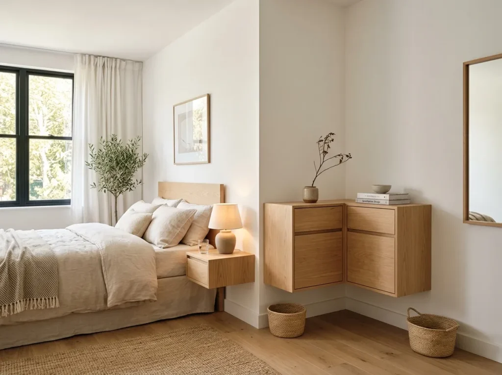 Floating Corner Cabinet