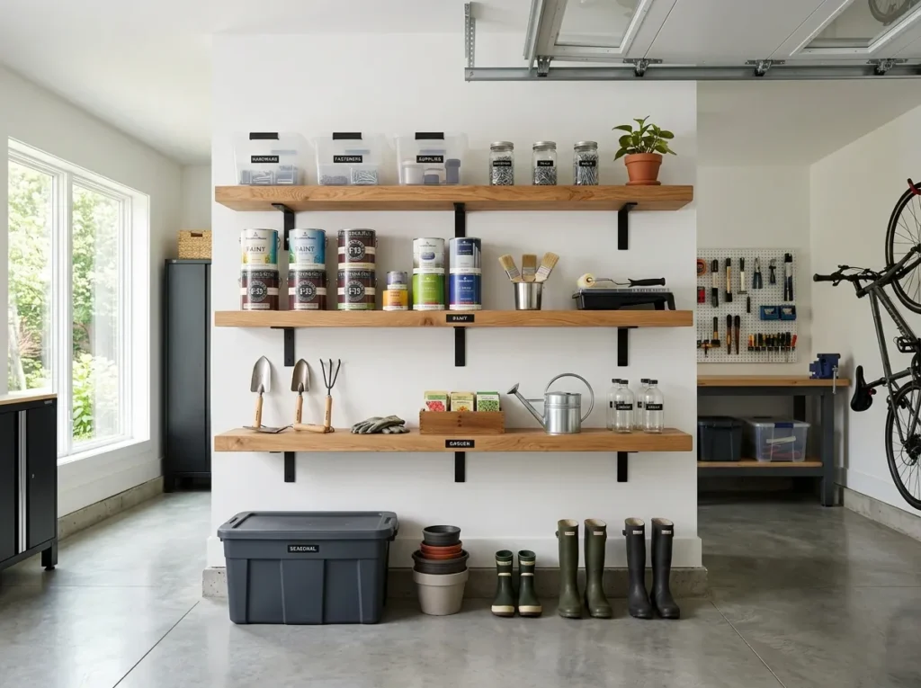 Floating Utility Shelves