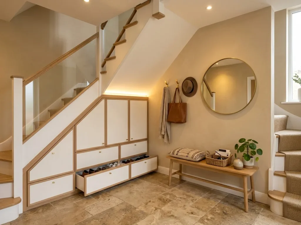 Hidden Under-Stair Storage