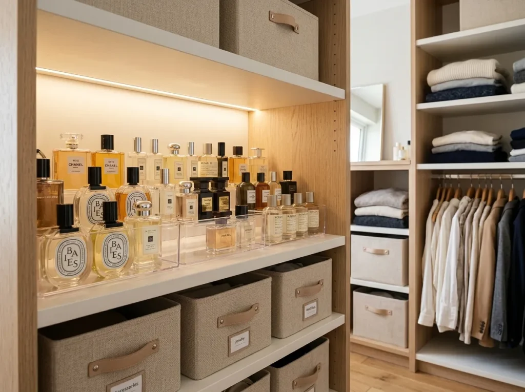 Hidden Wardrobe Shelf
