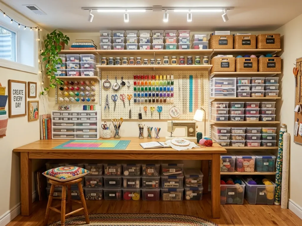 Hobby Supply Wall