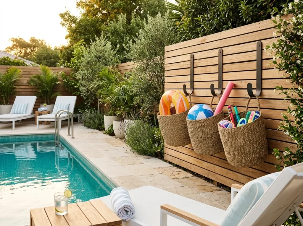 Hooked Fence Storage