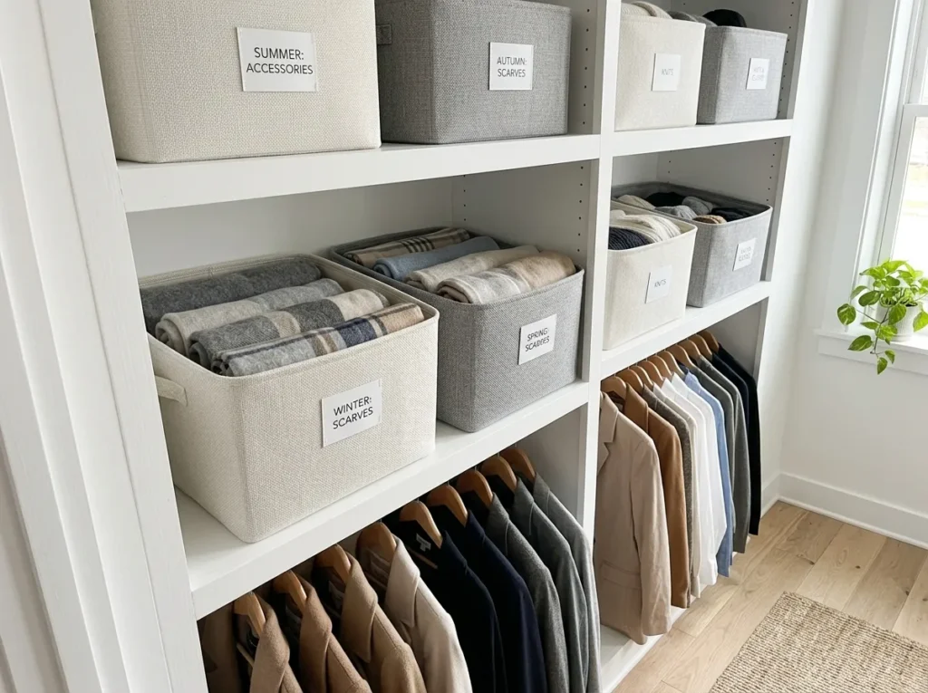 Labelled Fabric Bins