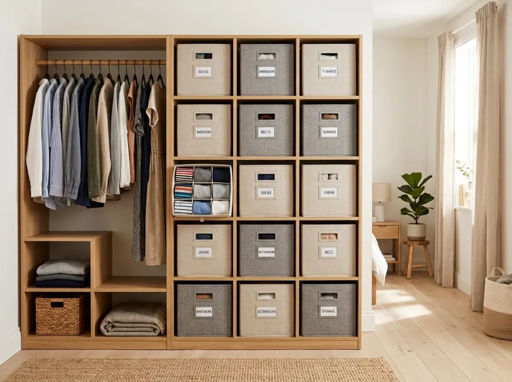 Labelled Fabric Cubes