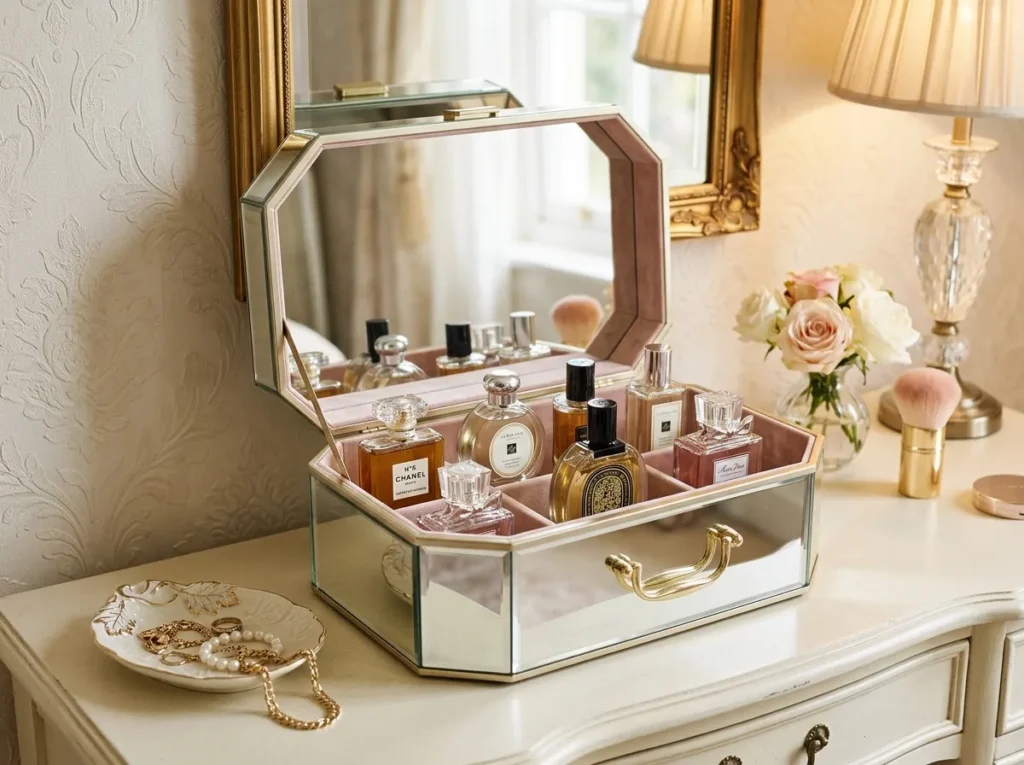 Mirrored Storage Box