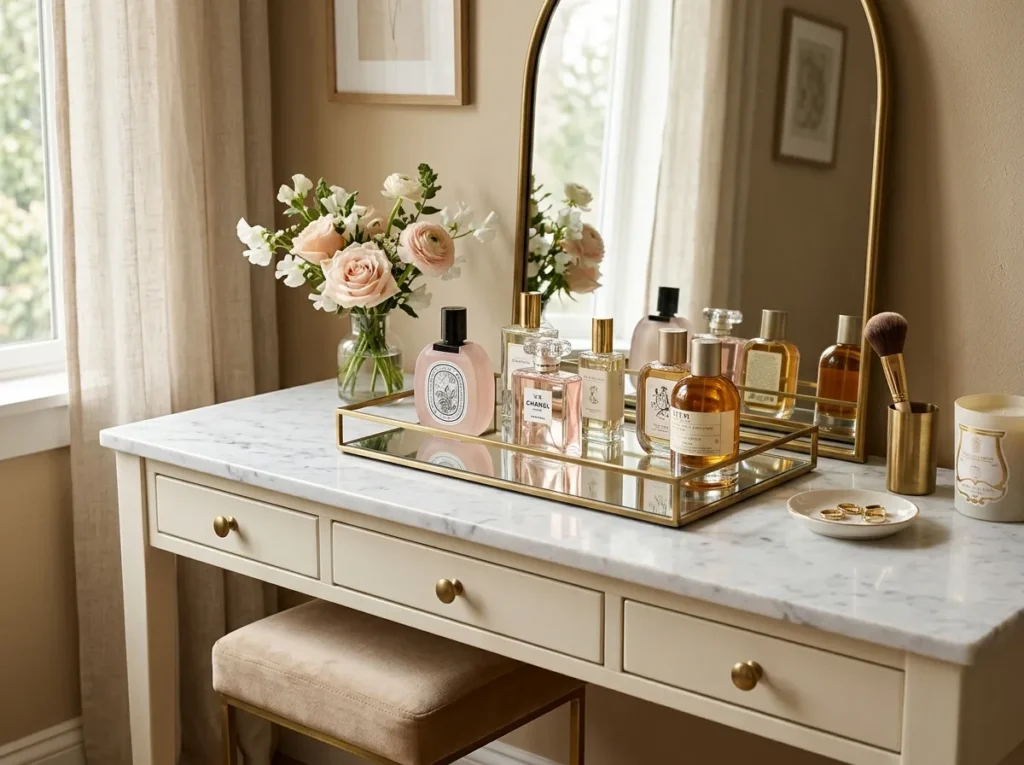 Mirrored Vanity Tray