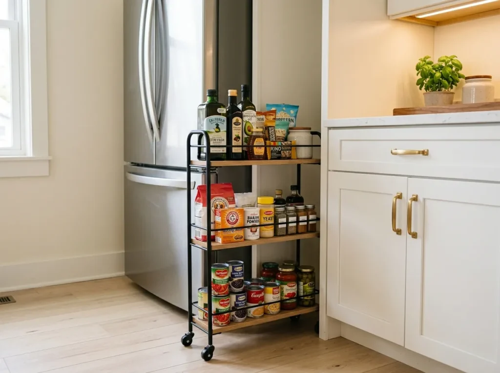 Narrow Rolling Cart