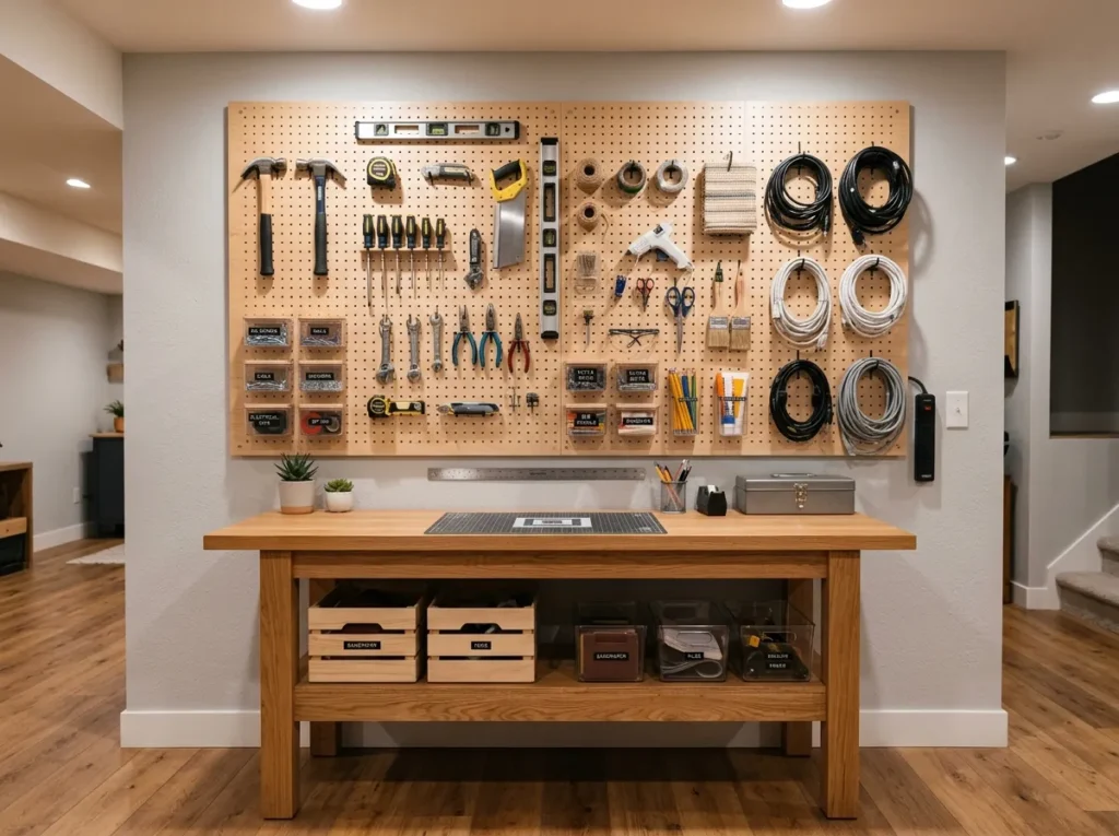 Pegboard Tool Wall