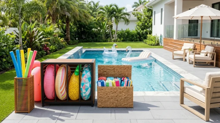 Pool Float Storage Ideas