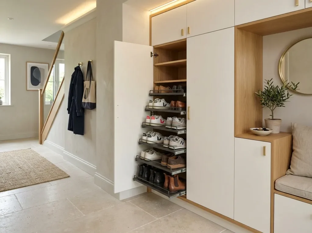 Pull-Out Shoe Rack