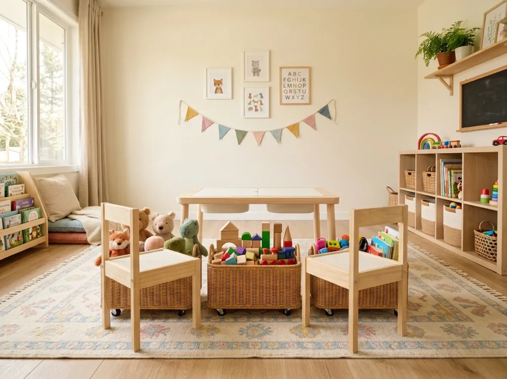Rolling Toy Baskets