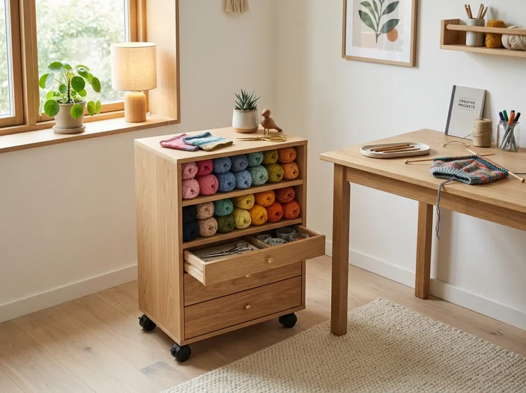 Rolling Yarn Cabinet