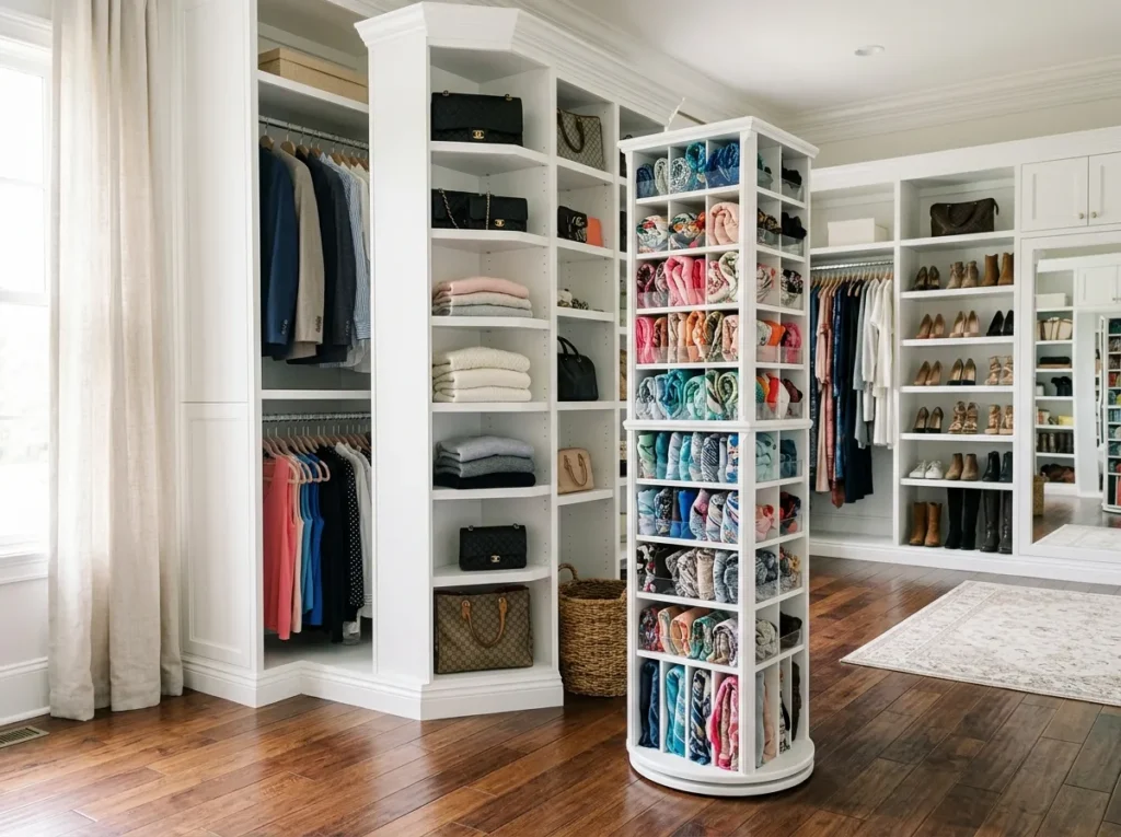 Rotating Accessory Tower