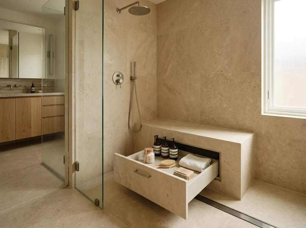 Shower Floor Drawer