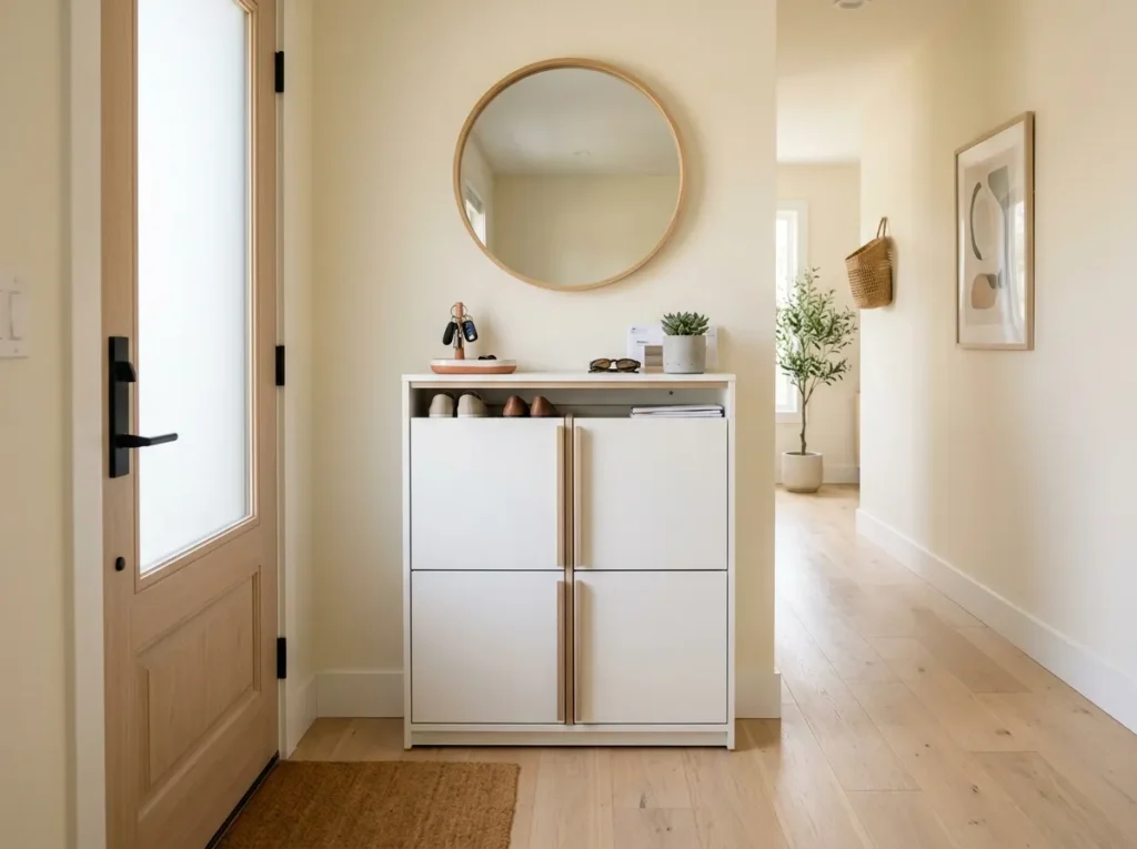 Slim Shoe Cabinet
