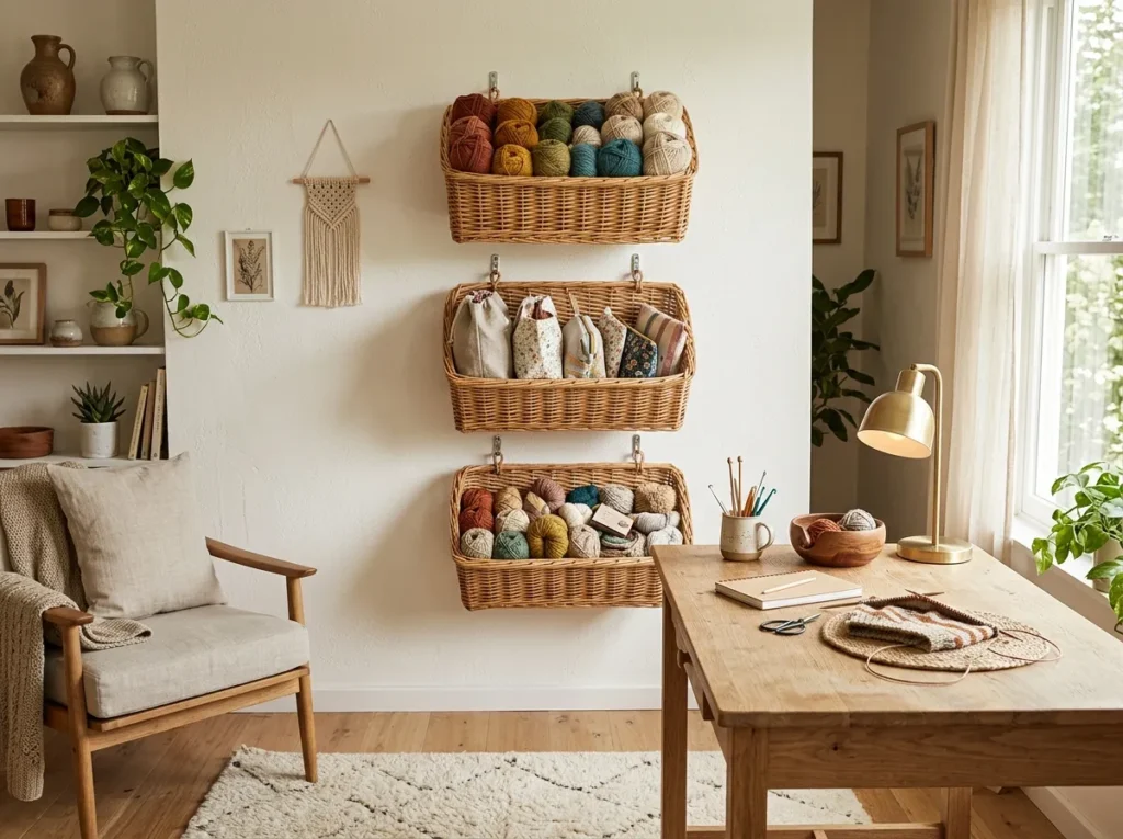 Wall-Mounted Baskets
