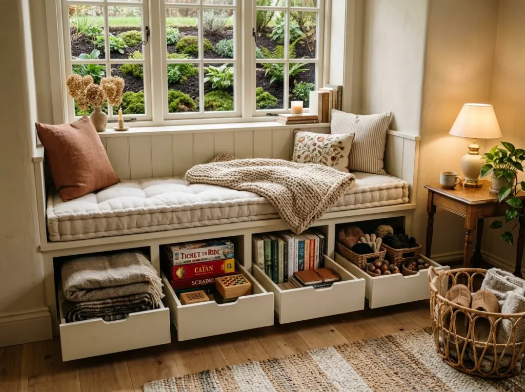 Window Seat Storage