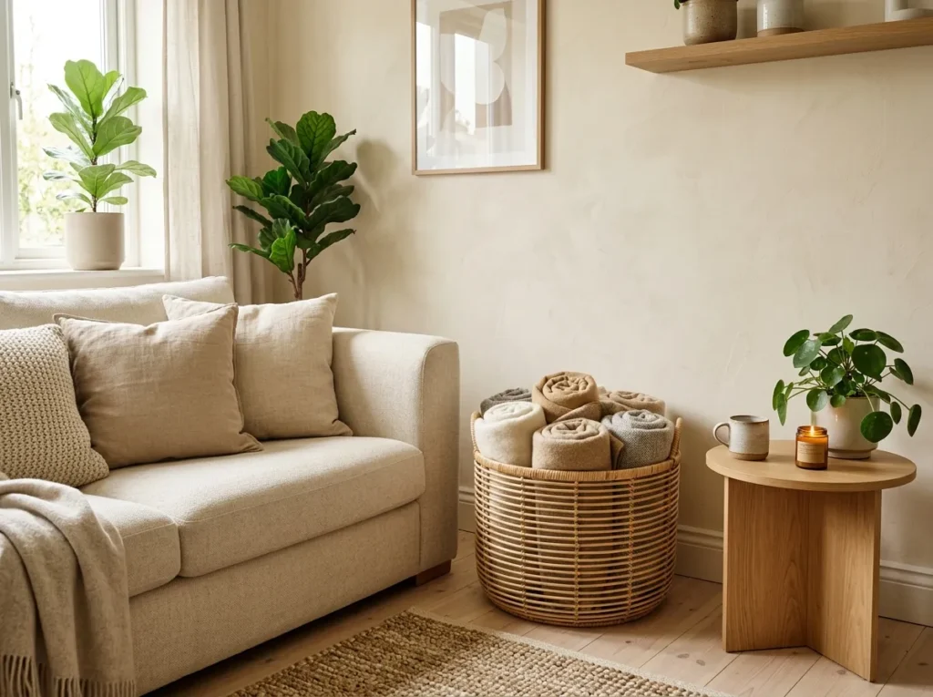 Woven Basket Corner