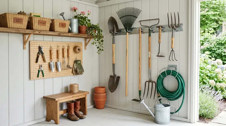 21 Brilliant Yard Tool Storage Ideas To End Garage Clutter