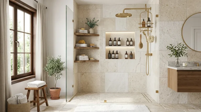 shower storage ideas