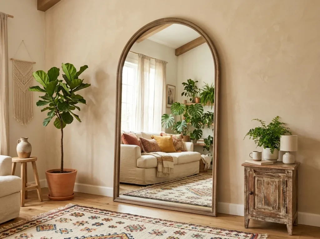 Arched Floor Mirrors