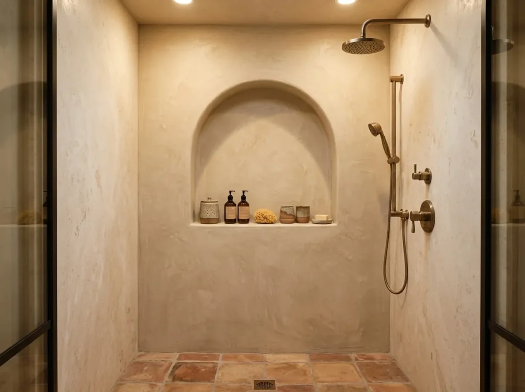 Arched Shower Niches