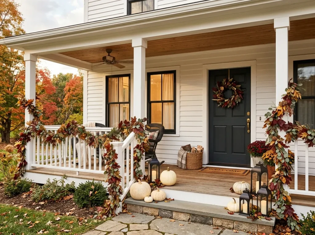 Autumn Garland Railings
