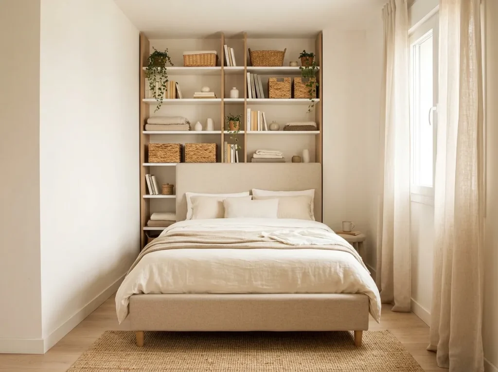 Behind-Bed Shelving