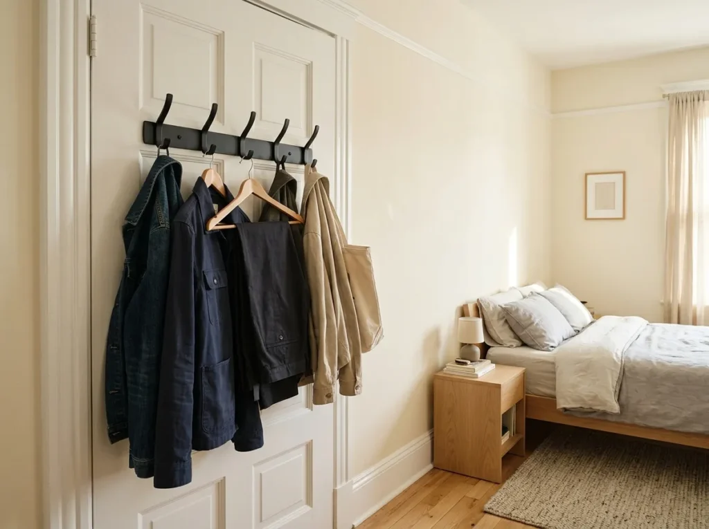 Behind-Door Clothing Hooks