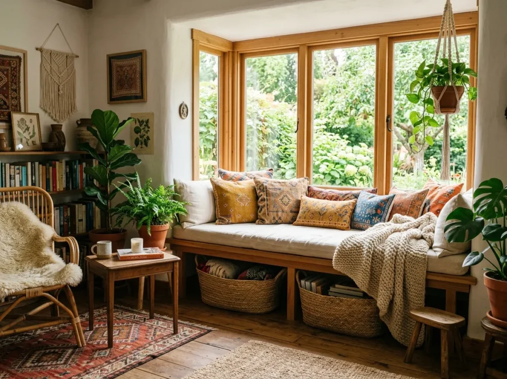 Bohemian Window Benches