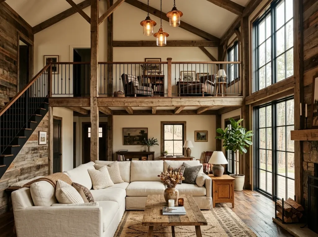 Cozy Loft Living Room
