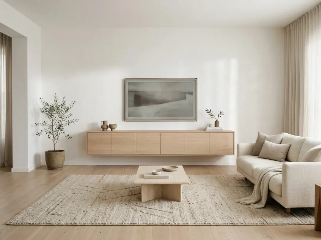 Floating Media Console