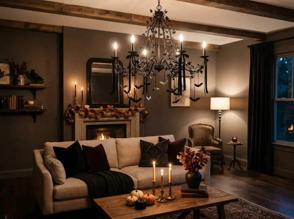 Gothic Chandelier Details