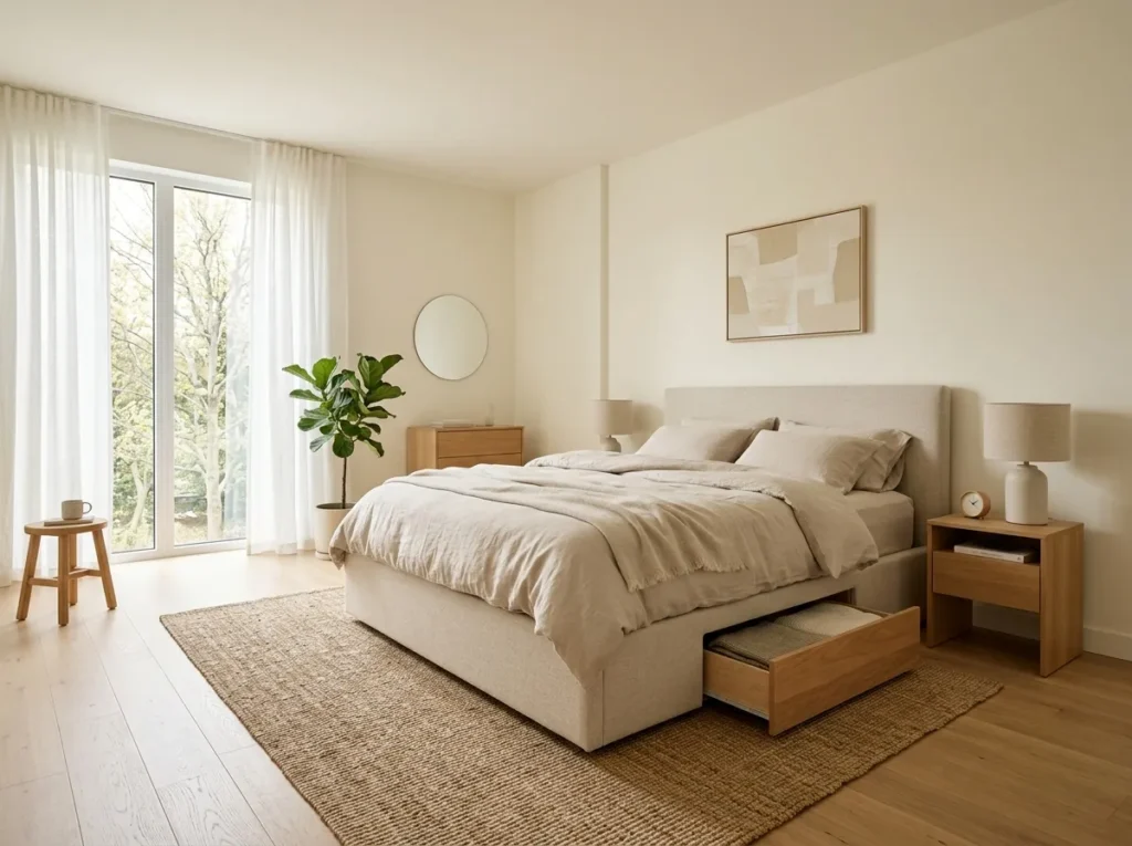 Hidden Storage Bed