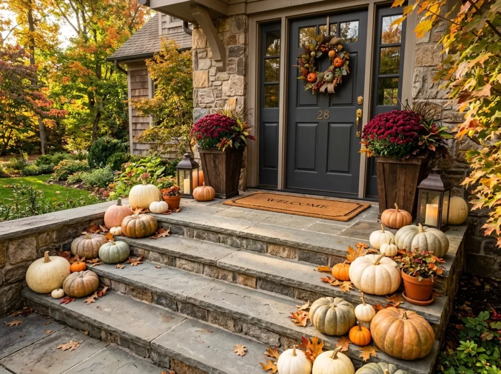 Layered Pumpkin Steps