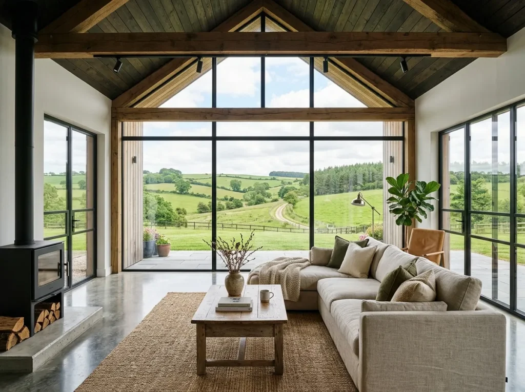 Modern Black Window Frames