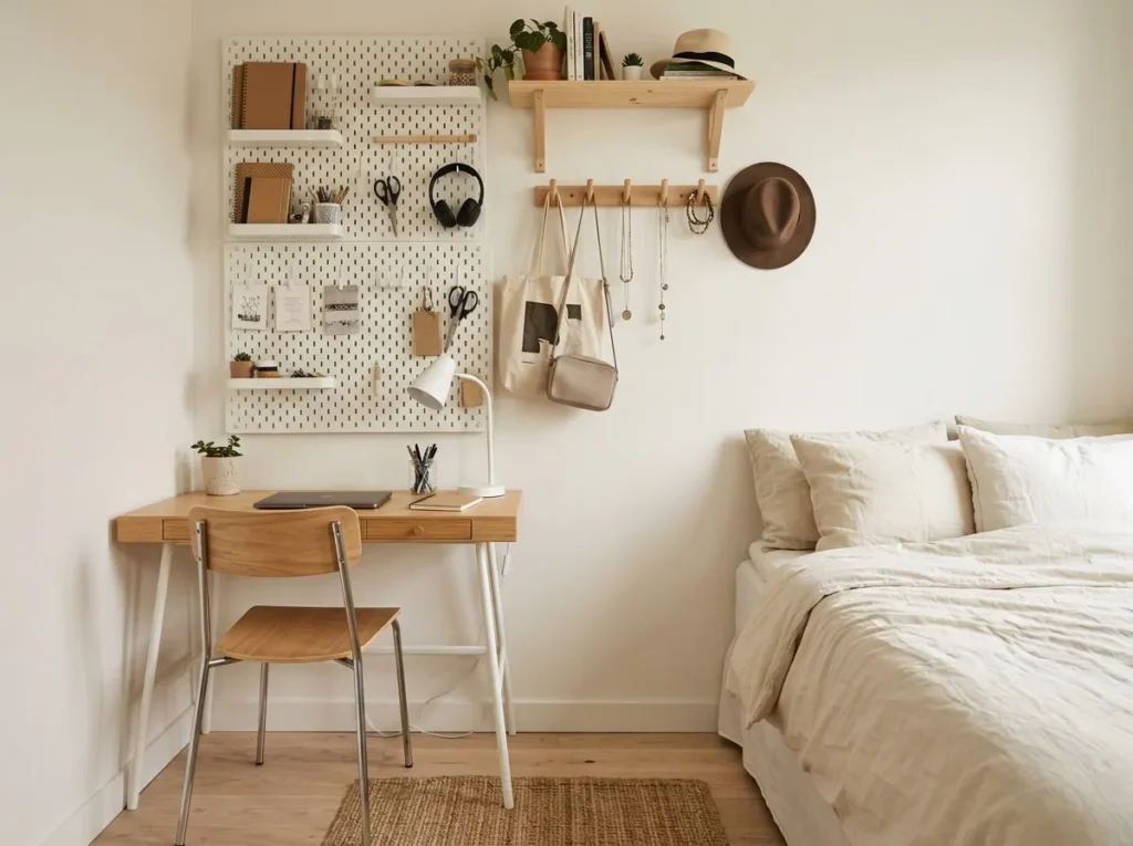 Pegboard Storage Wall