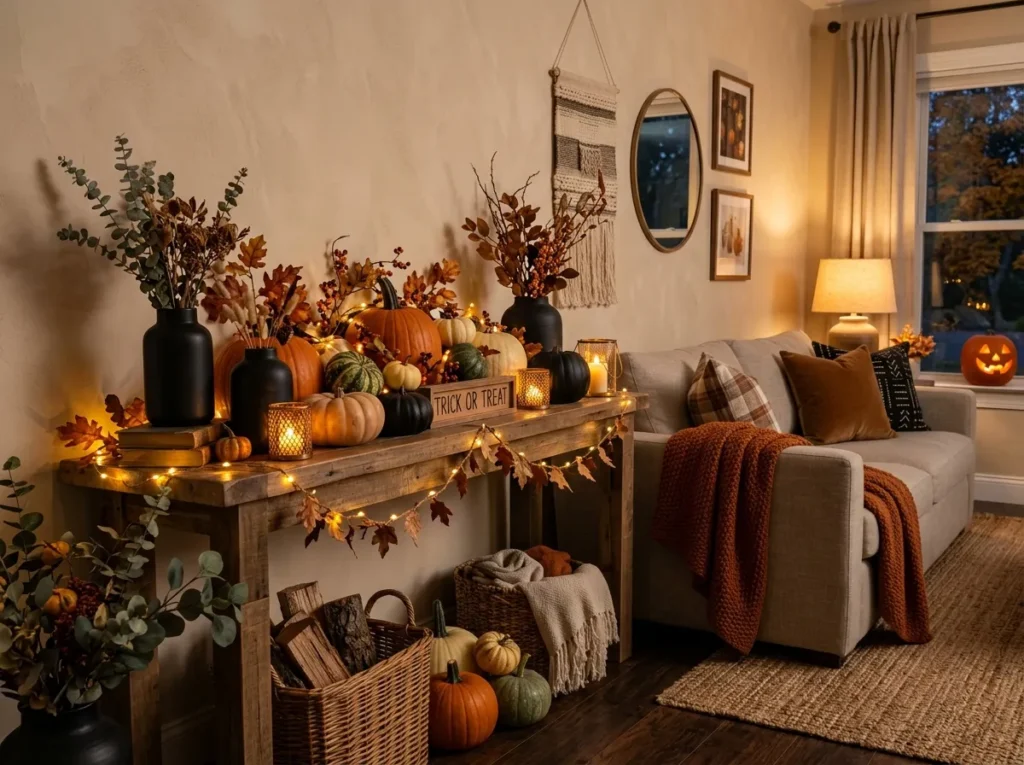 Pumpkin Display Tables