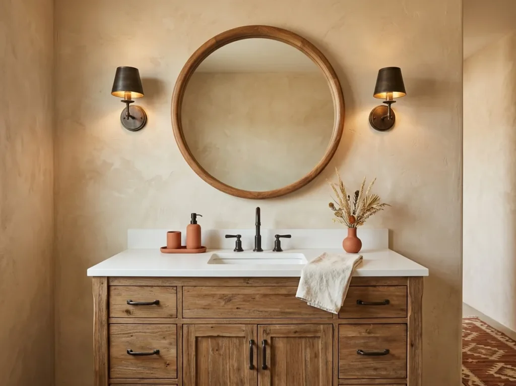 Round Framed Mirrors