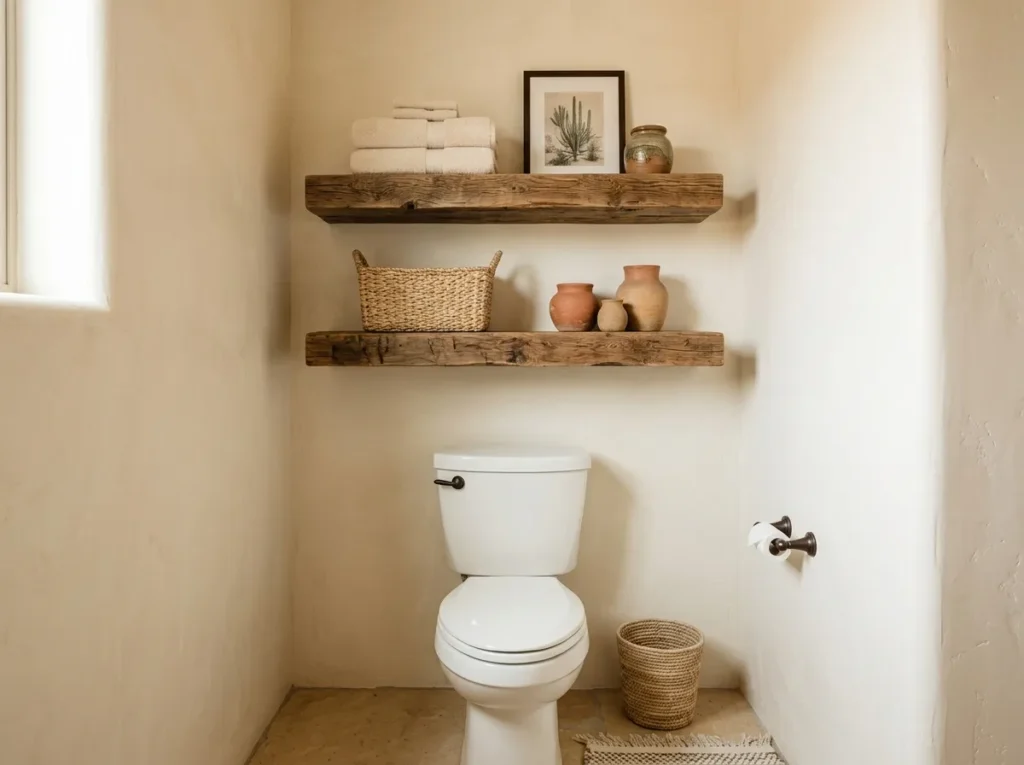Rustic Open Shelving